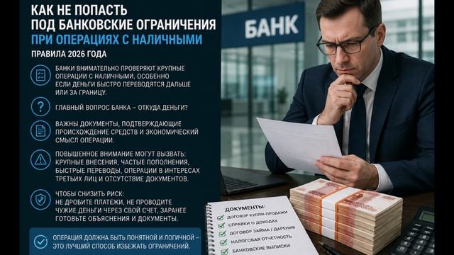 Банк спросит, откуда деньги:как избежать проблем смотреть онлайн