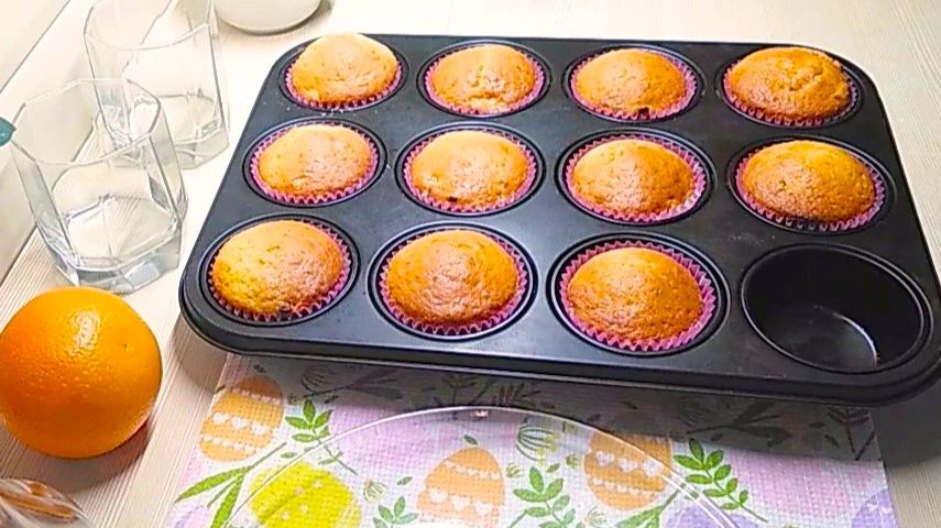 КЕКСЫ Солнечные с Курагой и Апельсином .