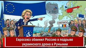 Евросоюз обвинил Россию в подрыве украинского дрона в Румынии