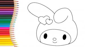 Как нарисовать МАЙ МЕЛОДИ Учимся рисовать MY MELODY Рисуем Май Мелоди Из Хэллоу Китти