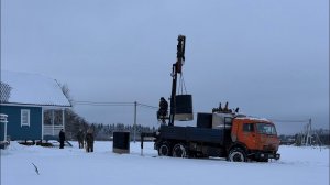 Бурение колодца машиной в д Макшеево Клинском районе