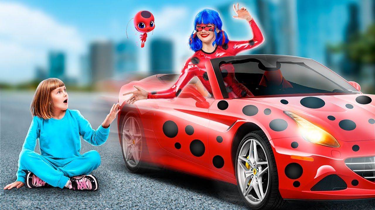 Как стать ЛЕДИ БАГ# Мою младшую сестру украли! Леди Баг vs Бражник! смотреть онлайн