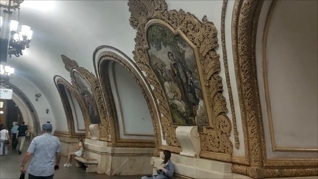 СТАНЦИЯ КИЕВСКАЯ КОЛЬЦЕВАЯ. Московский метрополитен...
