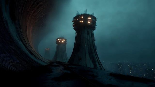 Beneath The Sentinels ☢️ Dystopian Prison Planet Ambient Soundscape