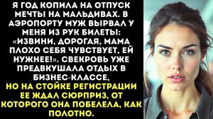 ИСТОРИИ ИЗ ЖИЗНИ|Муж забрал мои билеты на Мальдивы и отдал|РЕАЛЬНЫЕ ИСТОРИИ|ЖИЗНЕННЫЕ ИСТОРИИ