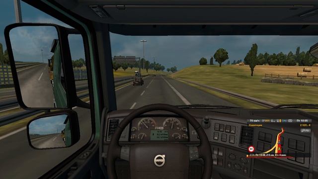 49) Euro Truck Simulator 2 2 км + Трактор Digger 500 (8 т) 342 км Luxembourg (L) - Rotterdam (NL)