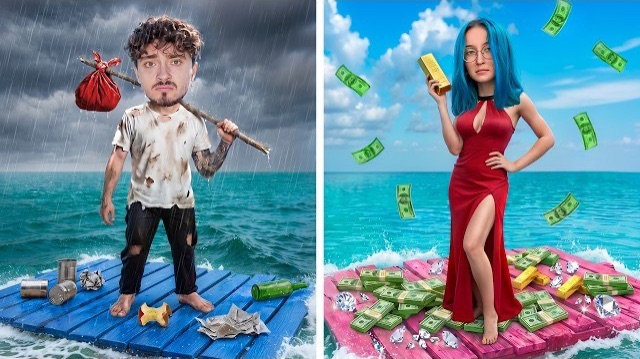 ПЛОТ ДЛЯ БЕДНЫХ VS ПЛОТ ДЛЯ БОГАТЫХ В МАЙНКРАФТ![EdisonPts] смотреть онлайн