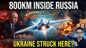 Ukraine’s New Jet Drone Hit 800km Deep in Russia… Putin’s Rear Bases Are No Longer Safe!