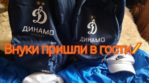 Внуки пришли в гости/