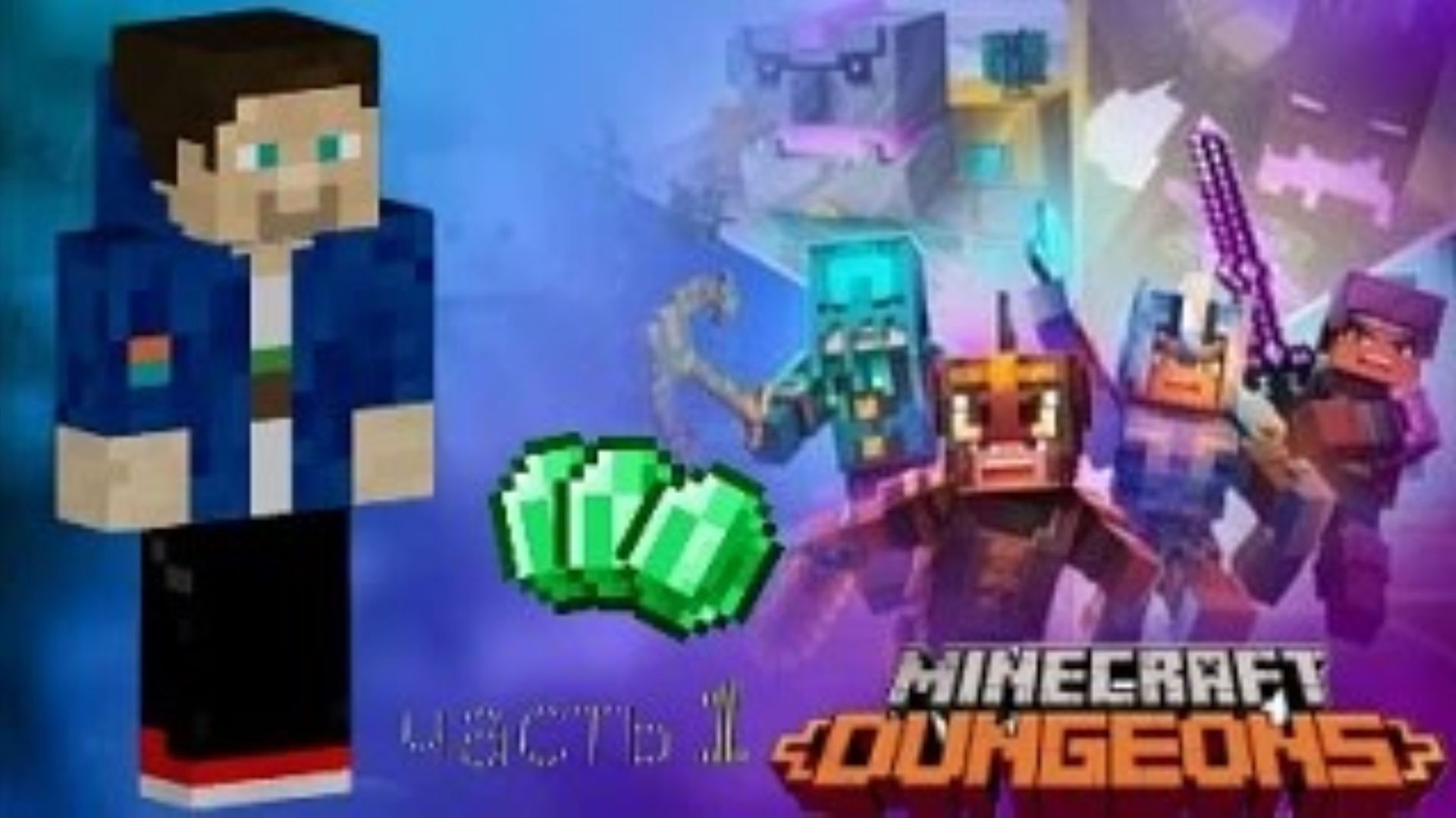 Первый раз зашëл в Minecraft dungeon | Minecraft dungeon 1 часть 1 смотреть онлайн
