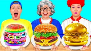 Кулинарный Челлендж: Я против Бабушки | Вкусные Кухонные Лайфхаки