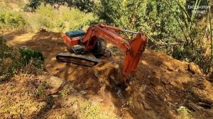 Excavator Master Builds Risky Cliff Road ｜ Satisfying Heavy Equipment Work