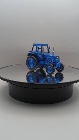 Трактор ЛТЗ-55А (1991) синий 1:43 Тракторы: история, люди, машины №44 Hachette