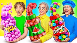 Кулинарный Челлендж# Я против Бабушки # Кухонные Лайфхаки и Хитрости от Jelly DO Challenge