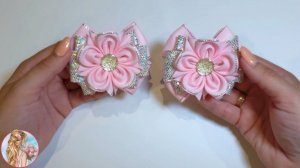 МК Шикарных, красивых, бантиком. Бантики для начинающих, Розовые бантики.