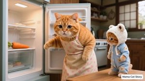 Рыжий котенок знакомится с бабушкой 💕, расслабляющим морским приключением мамы-кошки 🐾