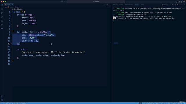 128. Access Struct Fields смотреть онлайн