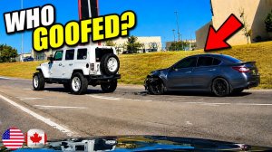 Сборник автокатастроф в Северной Америке - 186 #Неудачное вождение #Видеорегистратор США