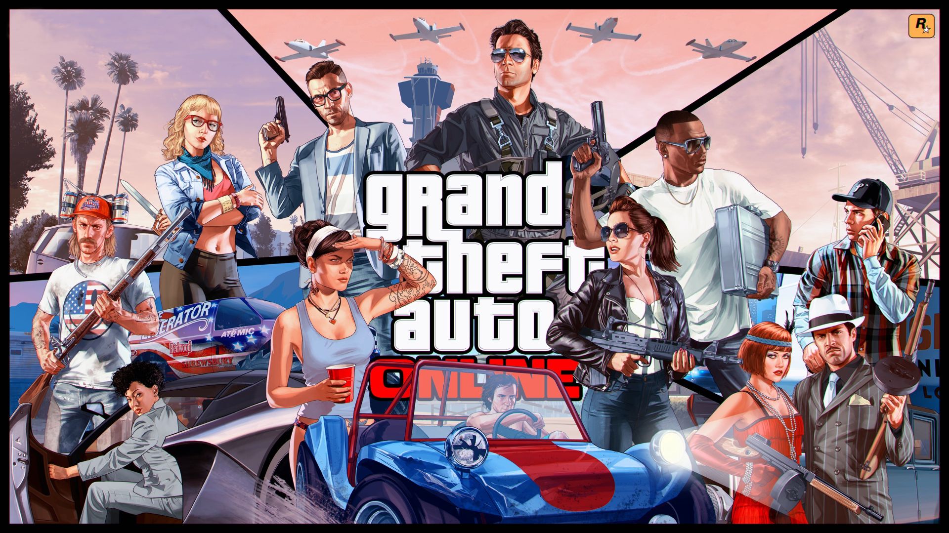 🚗🌸Стрим. Покатушки и беспредел в GTA 5 Online 🏍🔫🚓 смотреть онлайн