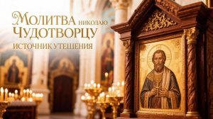 Молитва Николаю Чудотворцу источник утешения угнетенных