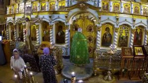 Отдание Пятидесятницы  Блж. Ксении Петербургской  Полиелейная утреня. Литургия