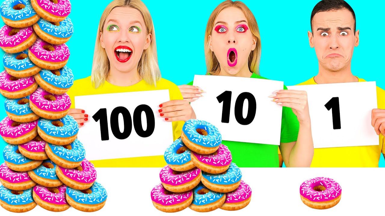 100 слоев еды Челлендж #2 от BooBoom Challenge смотреть онлайн