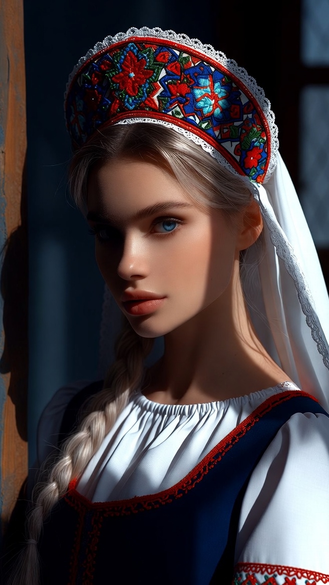 самые красивые девушки всех стран по версии ИИ. синие 💙 глаза 😍