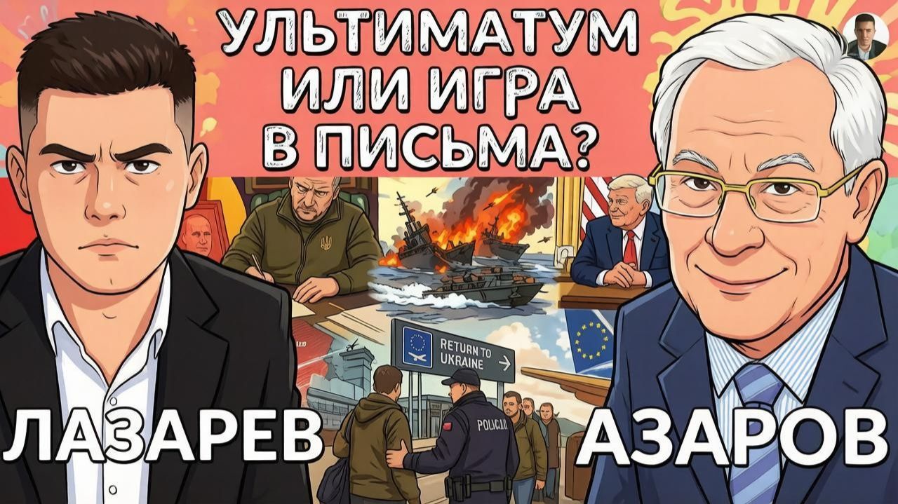 ЛАЗАРЕВ Александр. ПИСЬМО МИРА ИЛИ ультиматум? Что задумали в Киеве? Отмена Булгакова. Где топл смотреть онлайн