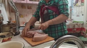 ДЕНЬГИ ЛЕТЯТ, КУПИЛИ 3 КГ СВИНИНЫ, РАЗДЕЛКА, РАСПАКОВКА