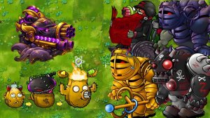 Растения против Зомби PVZ Fusion 3.6 Король клоунов в черных одеждах