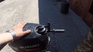 Suzuki DF2,5 (2,5 л.с., 4 такта) ТО лодочного двигателя перед сезоном.