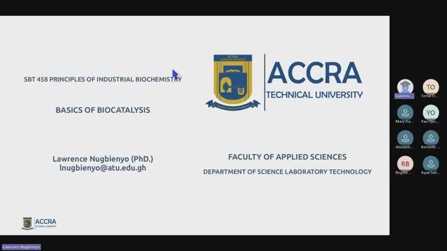 SBT 458 Principles of Industrial Biochemistry - Applications of Biocatalysis in Industry смотреть онлайн