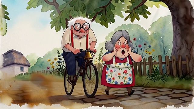 🚲💕 ДЕДУЛЯ И БАБУЛЯ: Трогательная история любви на деревенских просторах!