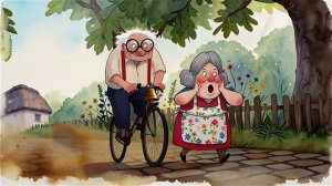 🚲💕 ДЕДУЛЯ И БАБУЛЯ: Трогательная история любви на деревенских просторах!