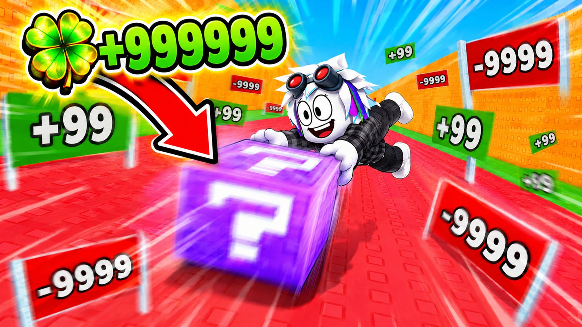 😱Я ПРОКАЧАЛ МАКСИМАЛЬНУЮ УДАЧУ СВОЕМУ ЛАКИ БЛОКУ в Lucky Block Game ROBLOX смотреть онлайн