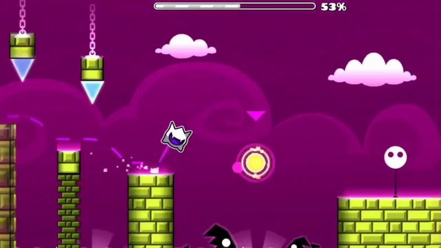 Сделал свой уровень в geometry dash надеюсь понравиться смотреть онлайн