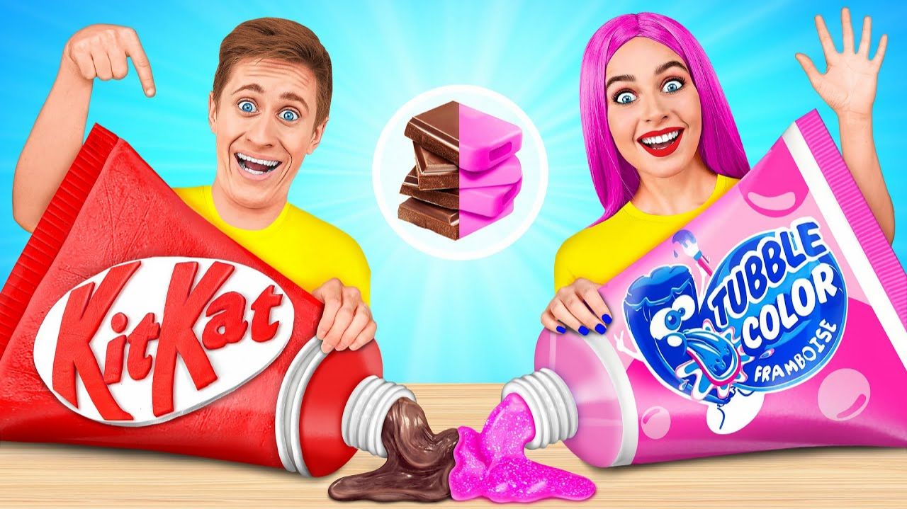 Жевательная Резинка vs Шоколадная Еда Челлендж #5 от Multi DO Challenge смотреть онлайн
