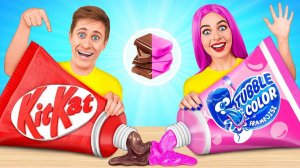 Жевательная Резинка vs Шоколадная Еда Челлендж #5 от Multi DO Challenge