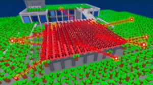 МЫ ПОСТРОИЛИ ЗАЩИЩЕННУЮ АФК БАЗУ В АРЕНА ЗОМБИ Survive Zombie Arena