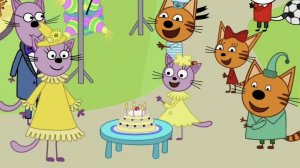 Три кота Коллекция новых серий про день 🎂 рождения Мультики для детей игра
