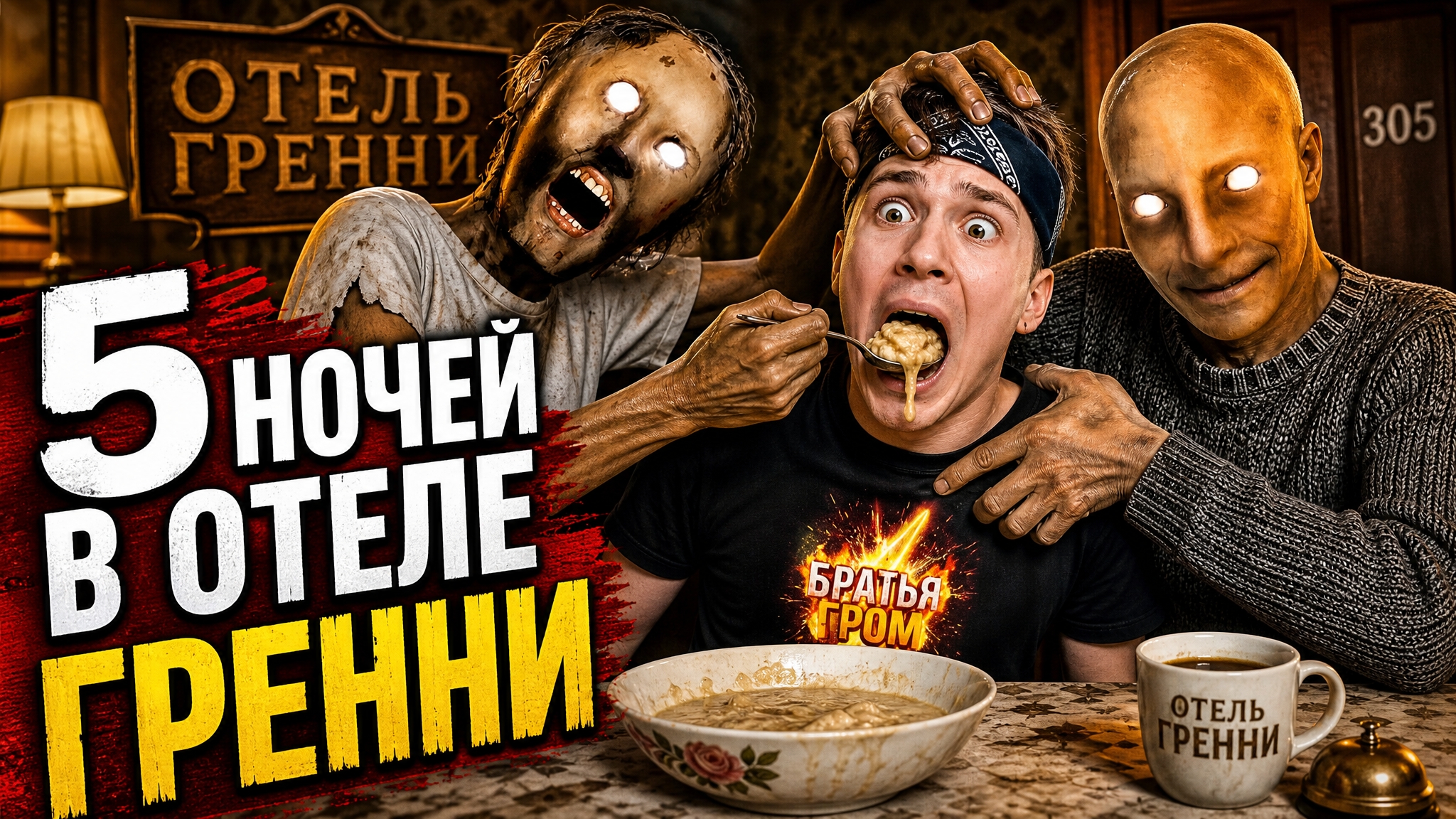 ⚡Я ОСТАЛСЯ ОДИН В ОТЕЛЕ ГРЕННИ! 😱 Эта Ночь Была Ужасной... смотреть онлайн