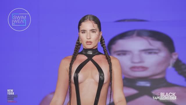 DEVON SKYE x BLACK TAPE PROJECT New York Art Hearts Fall 2024 - 4K Slow Motion