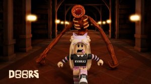 СБЕЖАЛА ОТ ФИГУРЫ В DOOR’S’!!😱ПРОШЛА 100 ДВЕРЕЙ