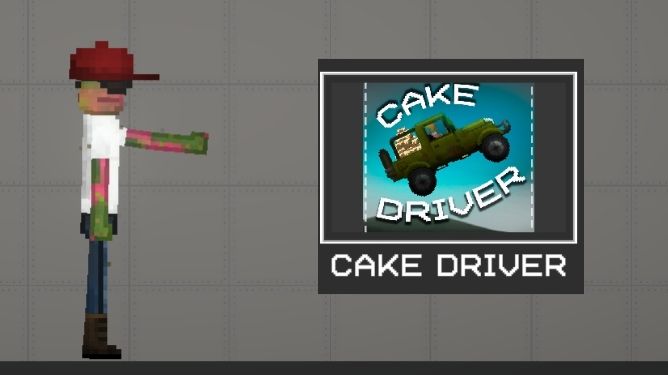 Играю в cake driver | melon sandbox