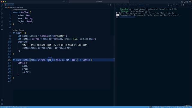 131. Struct Field Initialization Shorthand Syntax смотреть онлайн