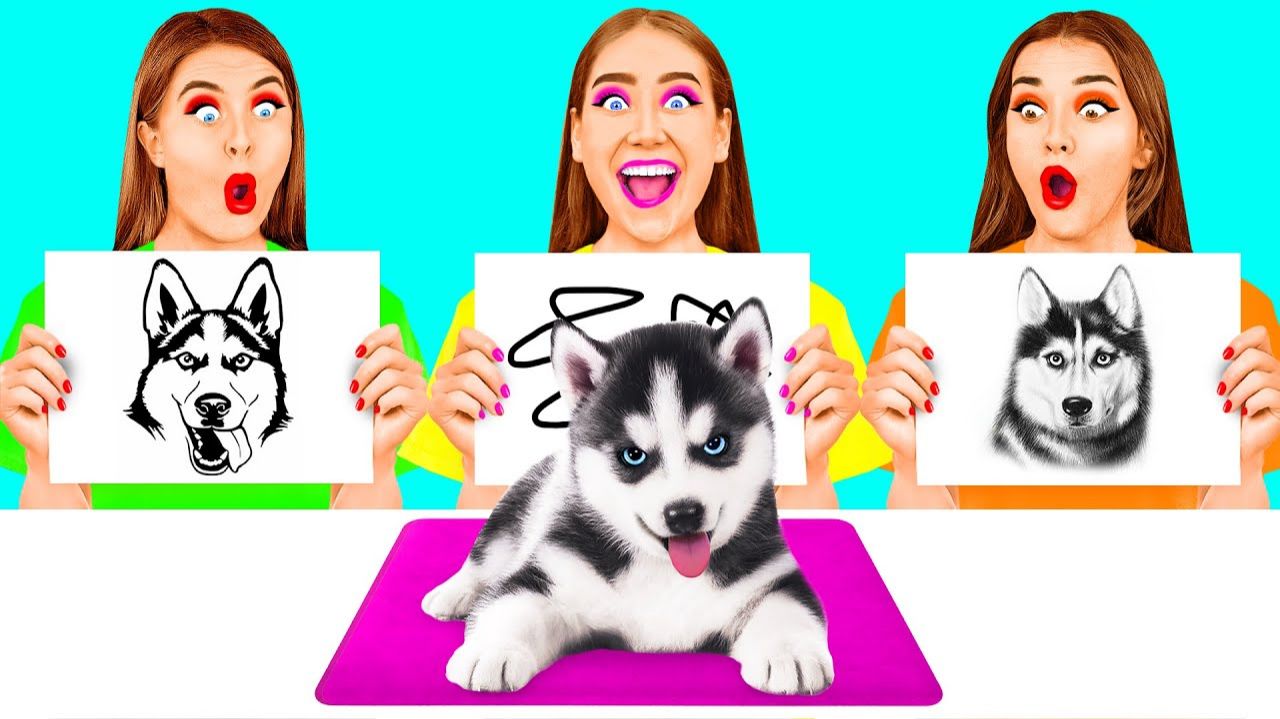 Кто лучше нарисует предмет, получит его # Арт-Челлендж от TeenTeam Challenge смотреть онлайн