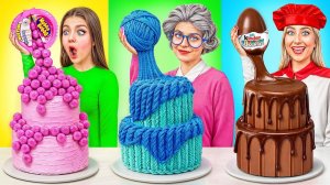 Кулинарный Челлендж# Я против Бабушки # Потрясающие Кухонные Хитрости от Jelly DO Challenge