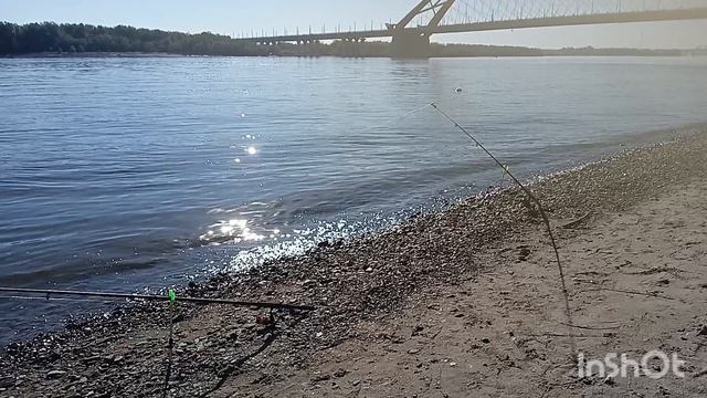 На реке Обь, Новосибирск.