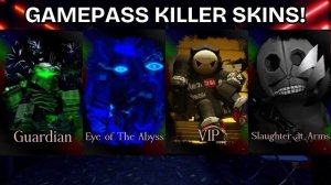 Победа с каждым скином „Убийца“ из GamePass! | Roblox Forsaken