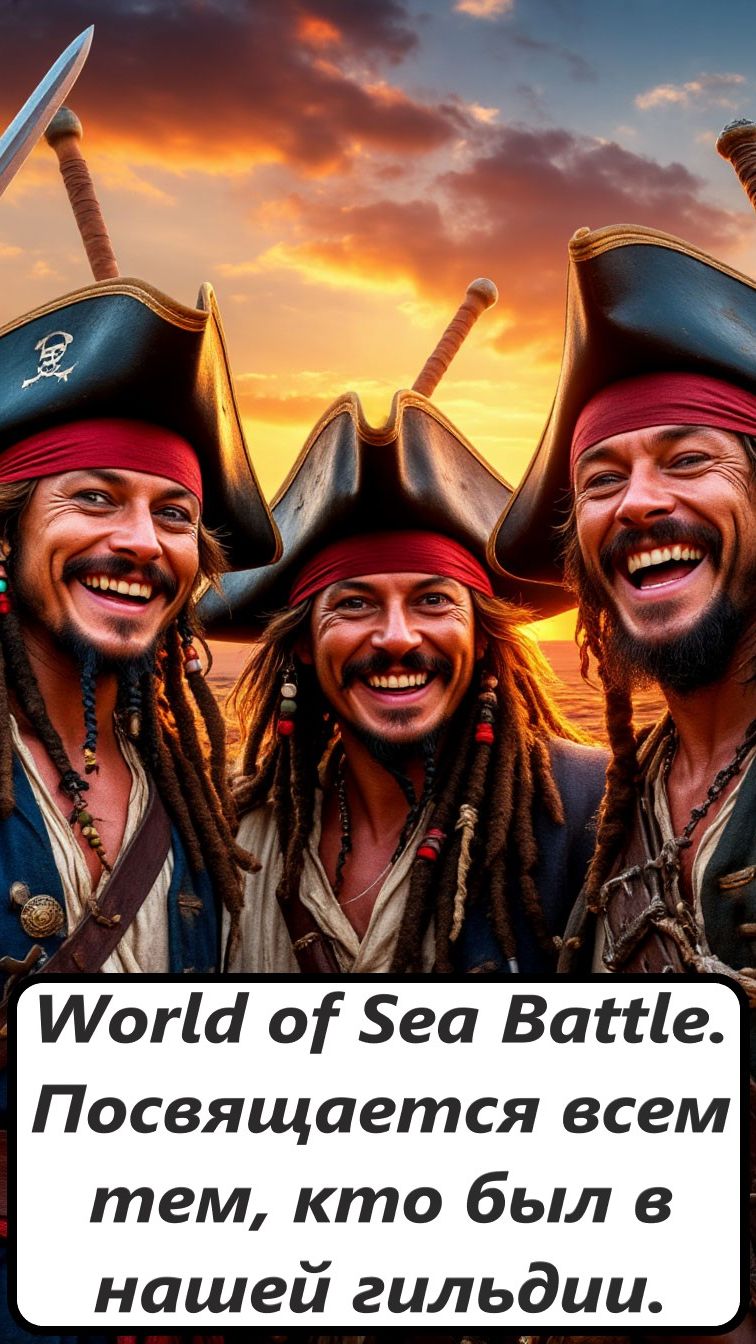 World of Sea Battle. Посвящается всем тем, кто был в нашей гильдии.